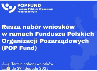 Obrazek: Rusza pierwsza edycja konkursu grantowego POP Fund