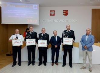 Obrazek: Blisko 300 tysięcy złotych dla strażaków ochotników i służb!
