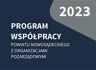 Obrazek: Konsultacje projektu „Programu Współpracy Powiatu Nowosądeckiego z&nbsp;Organizacjami Pozarządowymi na rok 2023”