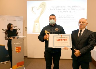 Obrazek: Organizacje pozarządowe nagrodzone w Konkursie Starosty Nowosądeckiego w zakresie wspierania i promocji organizacji pozarządowych oraz wolontariatu za rok 2020