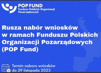 Obrazek: Rusza pierwsza edycja konkursu grantowego POP Fund