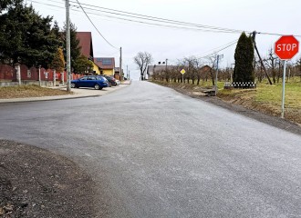 Obrazek: Droga powiatowa Czarny Potok – Szczereż: prawie 2 kilometry nowego asfaltu