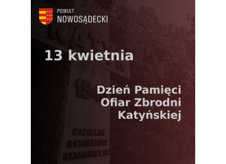 Obrazek: Dzień Pamięci Ofiar Zbrodni Katyńskiej