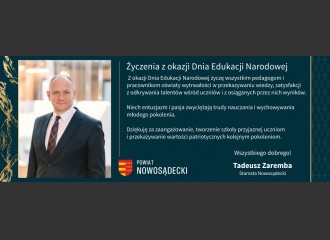 Obrazek: Życzenia z okazji Dnia Edukacji Narodowej